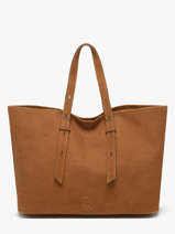 Handtas Cavalier Nubuck Leder Etrier Bruin cavalier nubuck ECAN127M